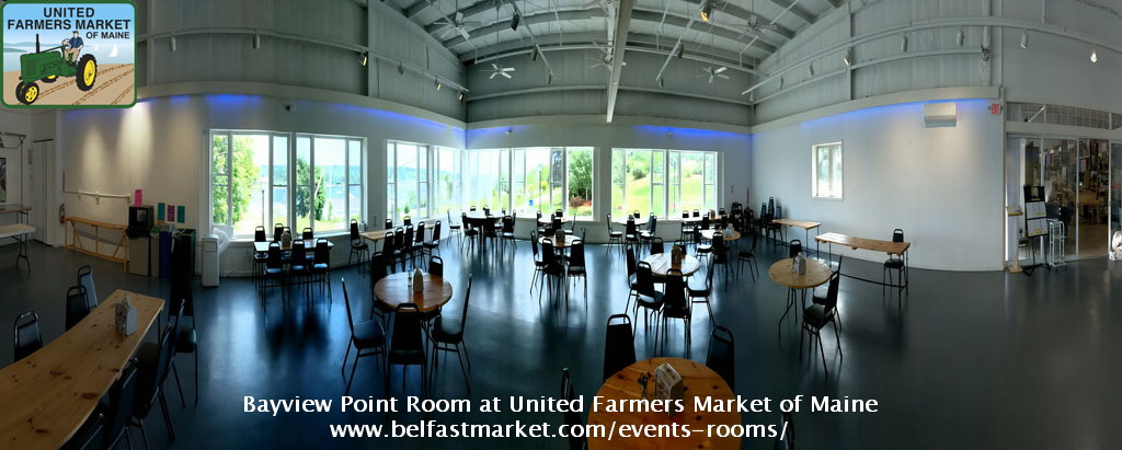 United Farmers Market of Maine offers event rooms from 2700 to 7500 sf. Plenty of Parking in our private parking lot.