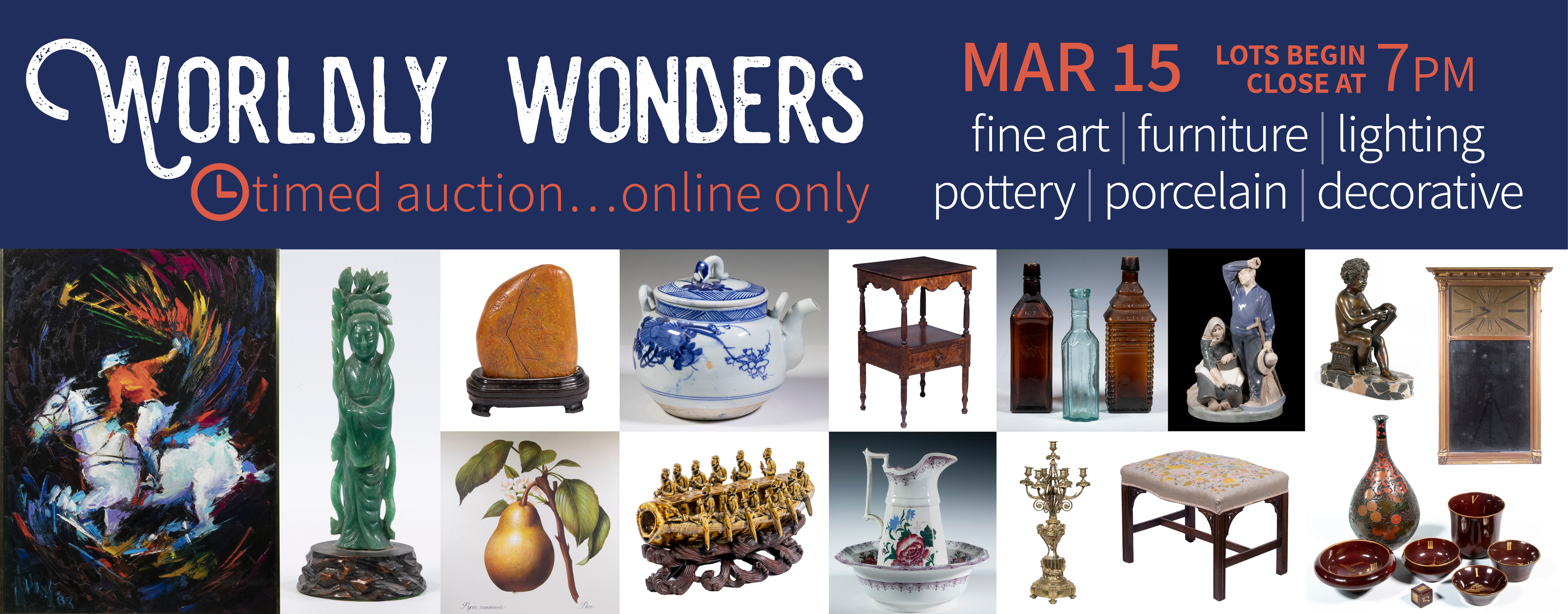 Vintage Accents 'Worldly Wonders' Online Timed Auction