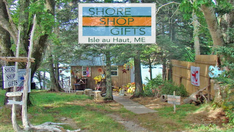 Our shop is located at the shore a short walk from the ferry dock