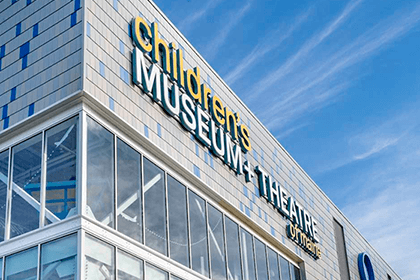 Children's Museum sign and building