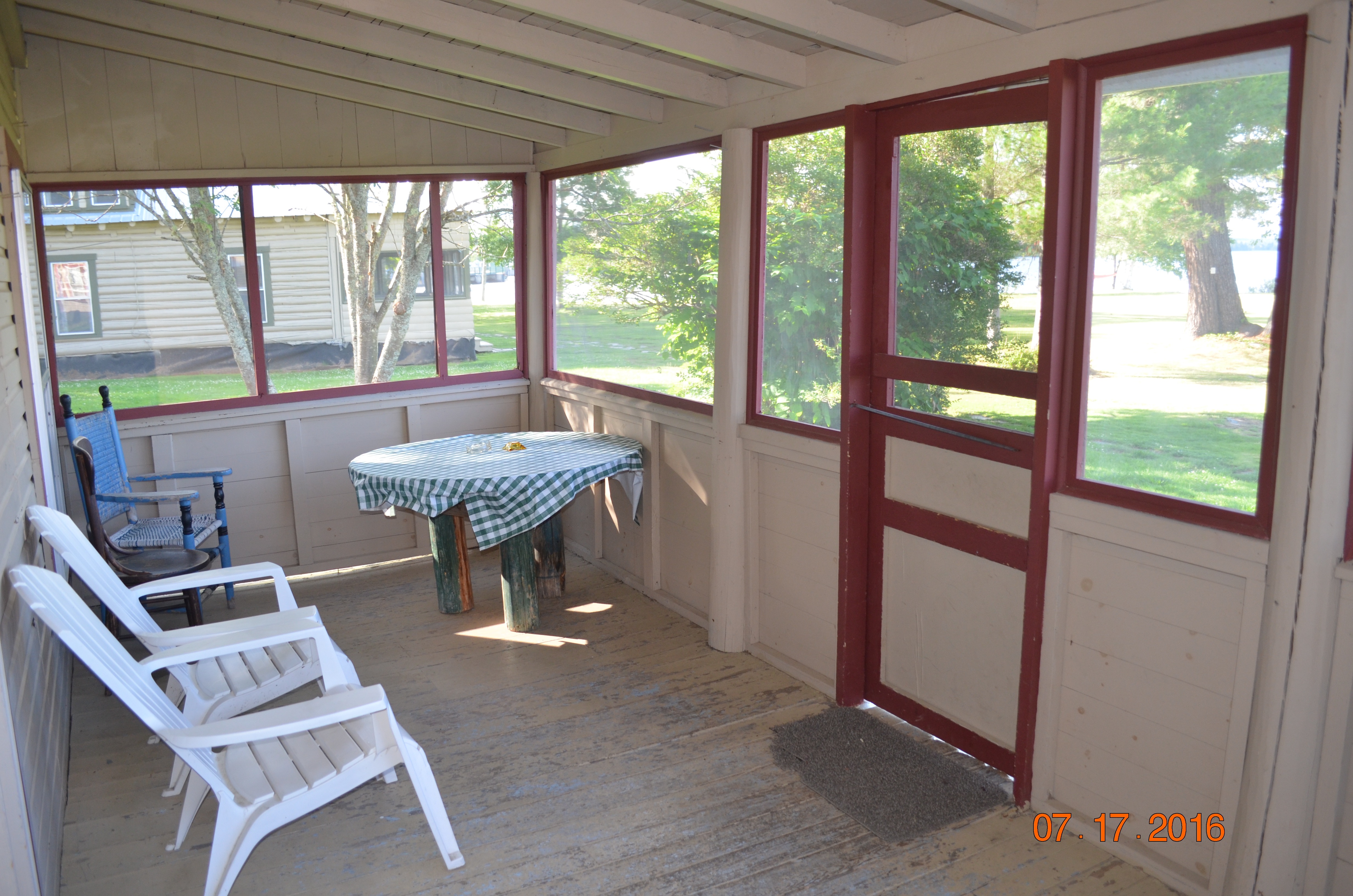 Piscataquis porch.