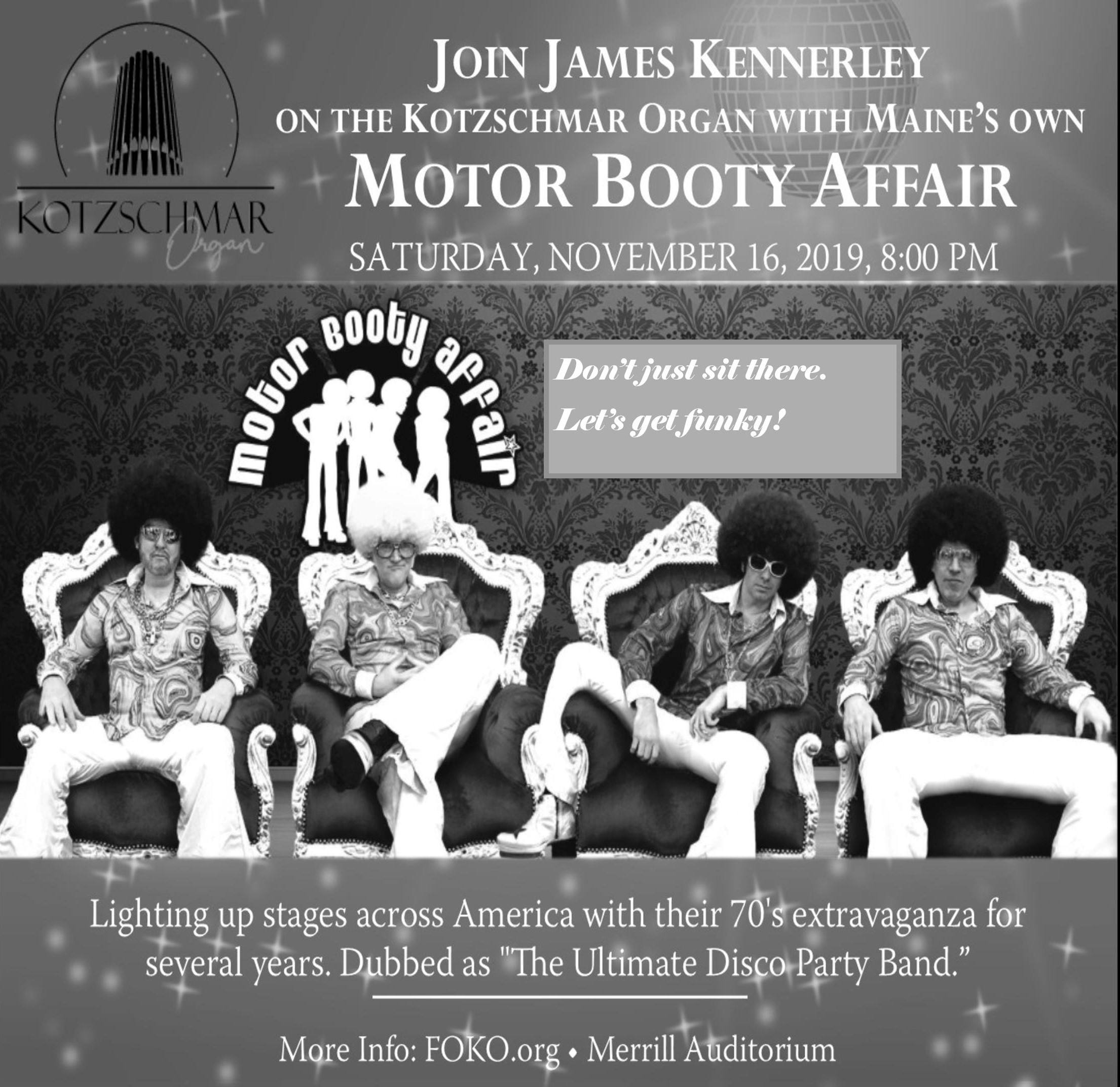 Booty & The Beast: James Kennerley with Motor Booty Affair