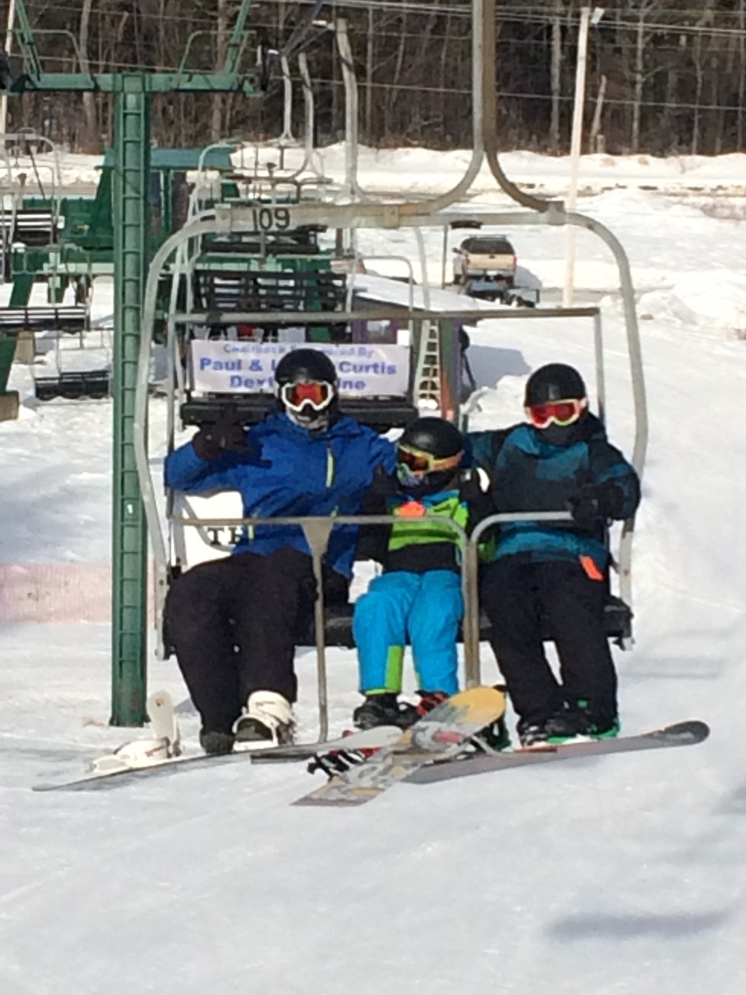 Beautiful day for some boarding on the mountain!