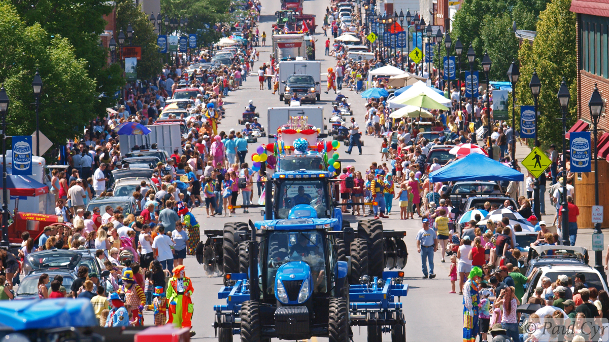 The Maine Potato Blossom Festival Parade (always the third Saturday in July) is one of the largest parades in Northern New England. – Paul Cyr