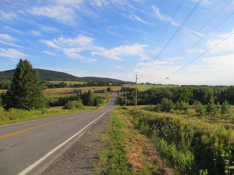 The region is known for quiet roads - however not all roads feature shoulders.