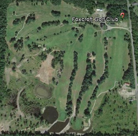 View of the golf course layout