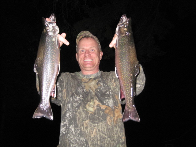 A double on native brookies!