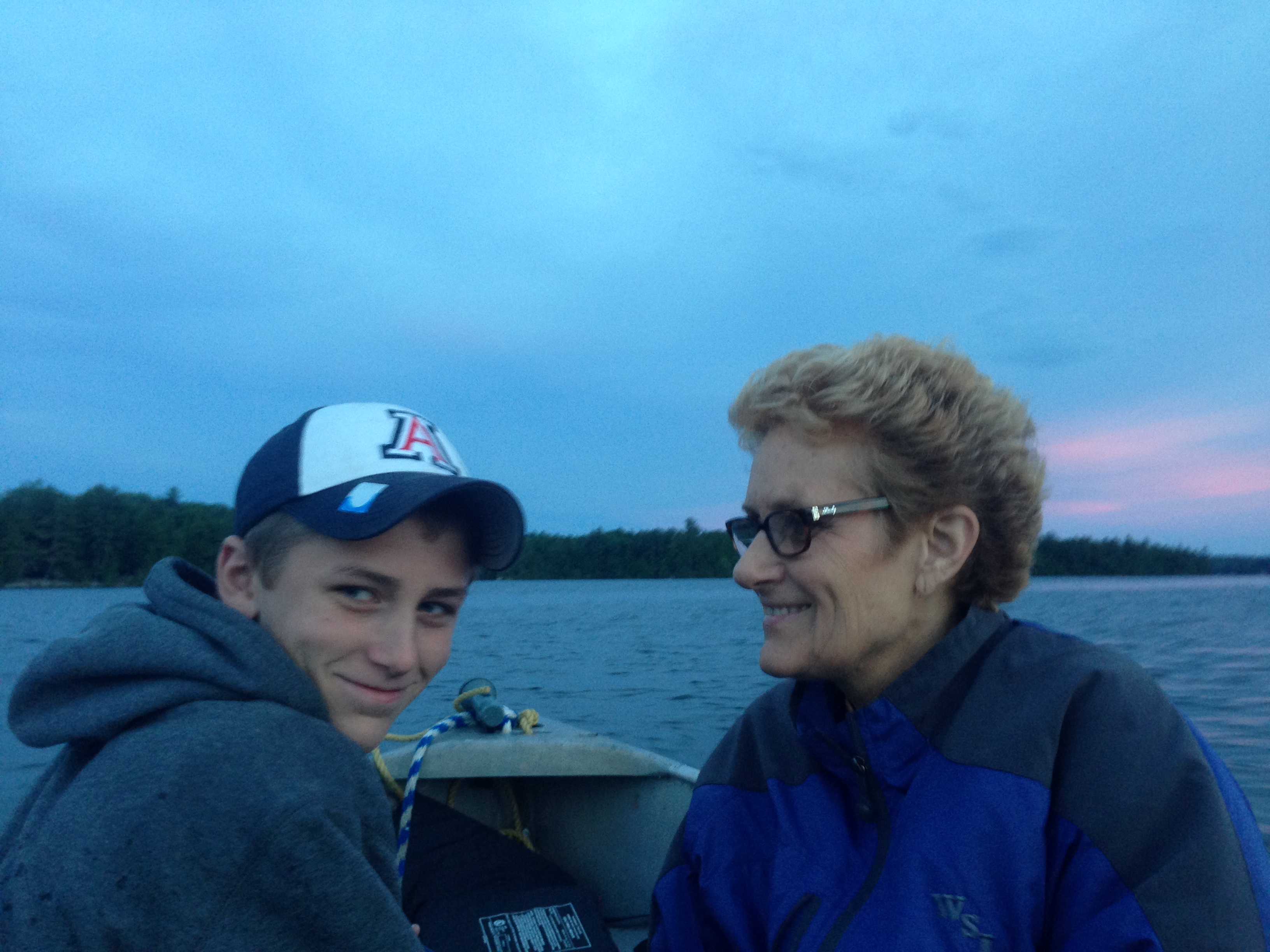 Gorgeous evening boat ride