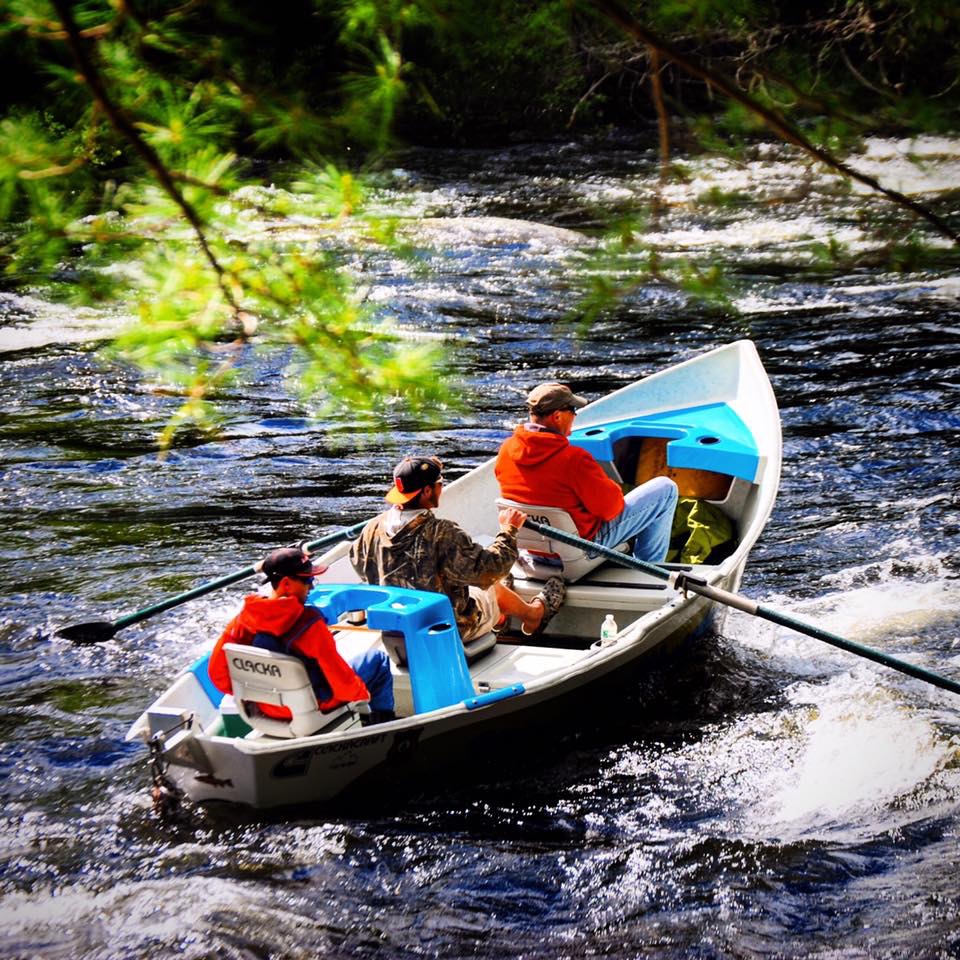 High-water drift boating!