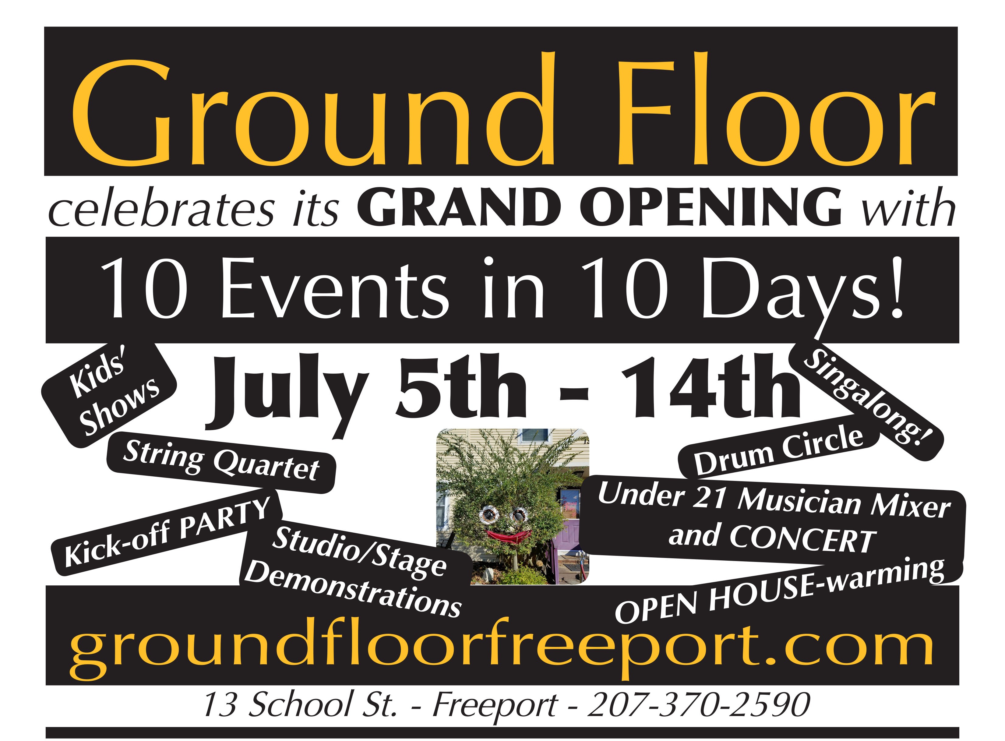 Ground Floor, Freeport GRAND OPENING