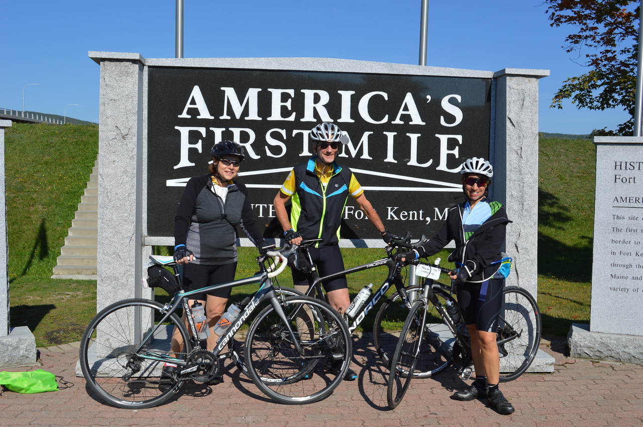 America's First Mile is one of many photographed sights in Fort Kent.