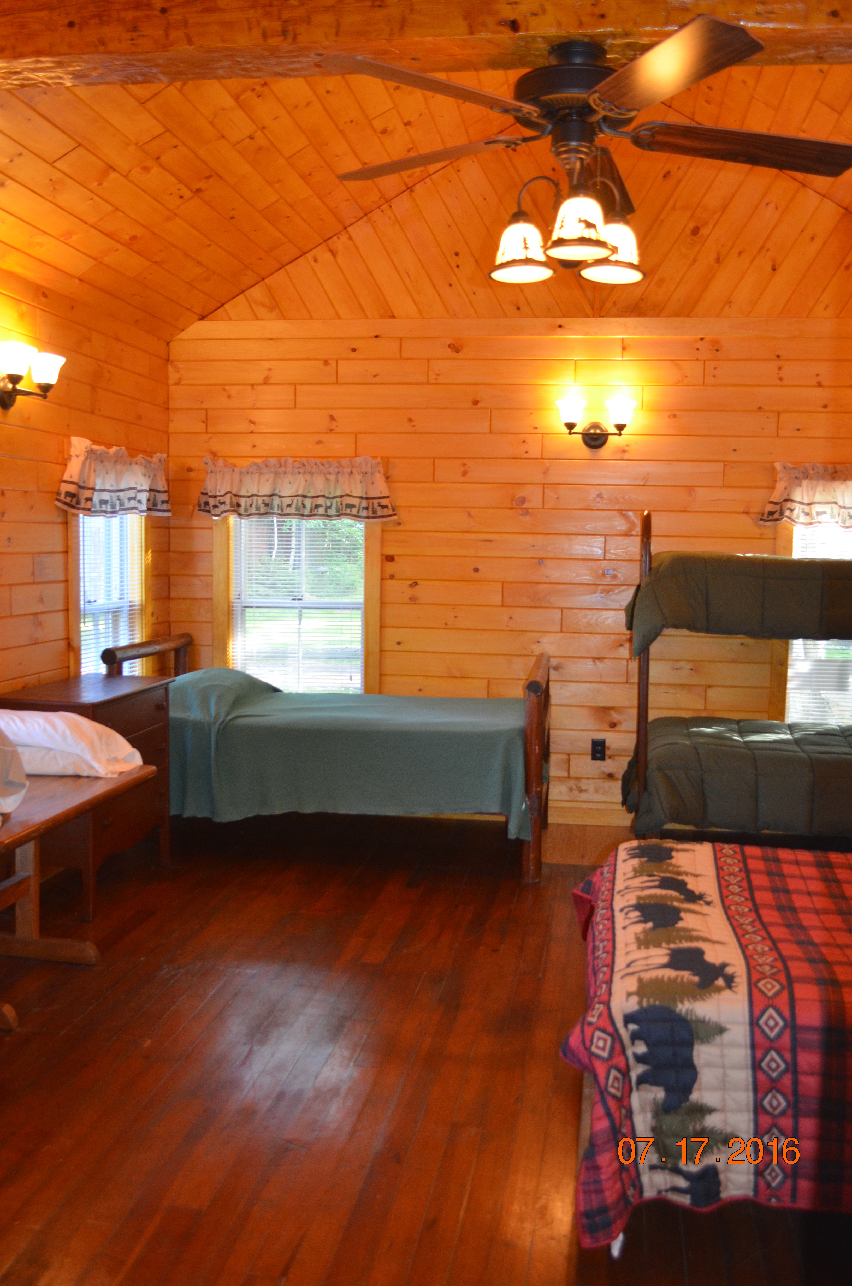 Newly remodeled room at Ski Lodge!