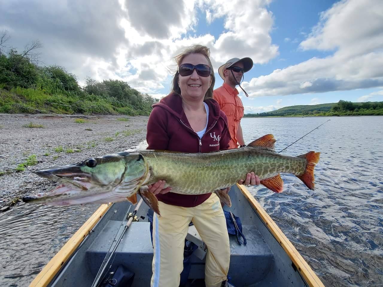 World class muskie fishing takes place all year long, but the International Muskie Derby takes place each summer.
