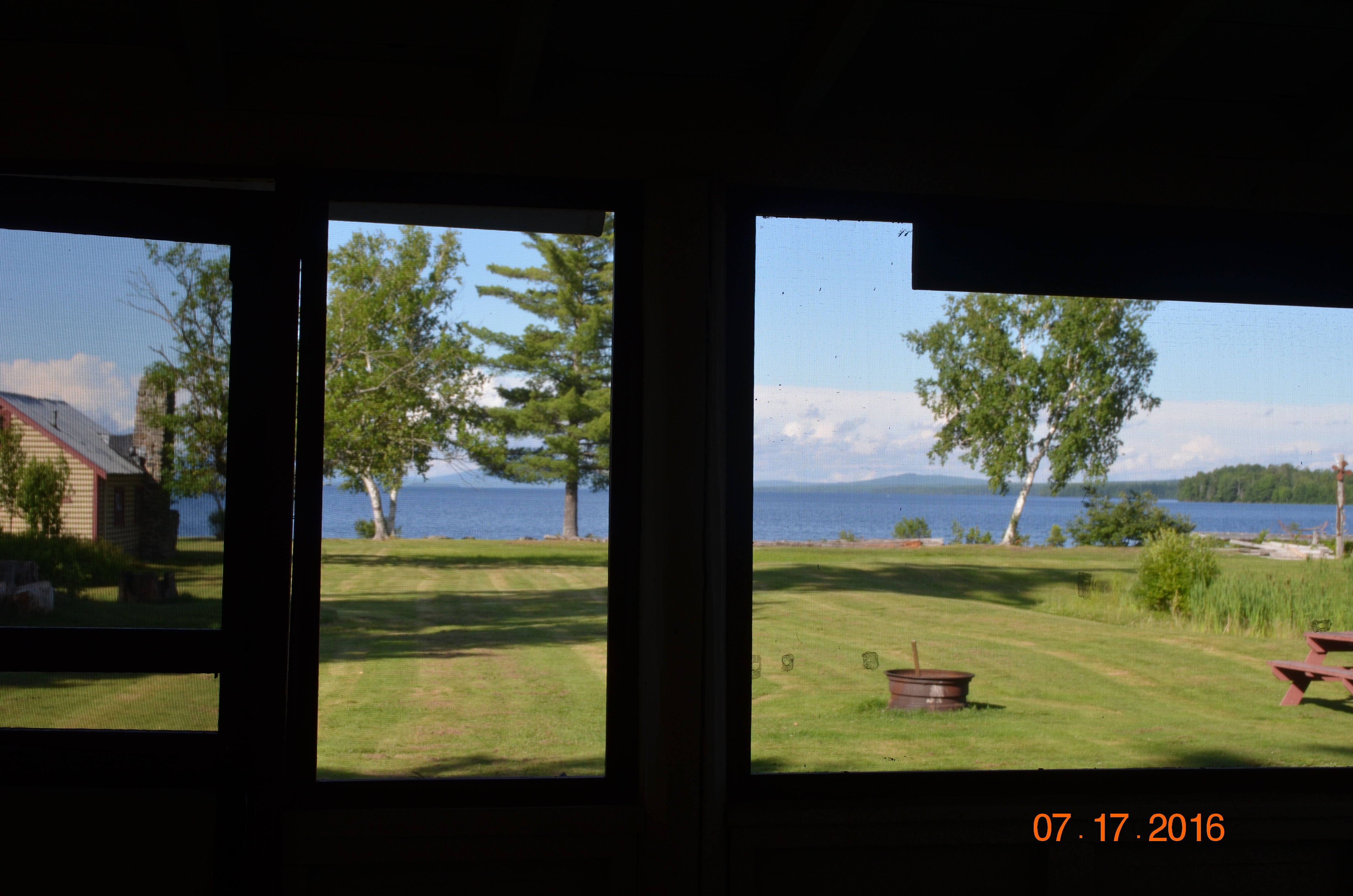 View from the porch!