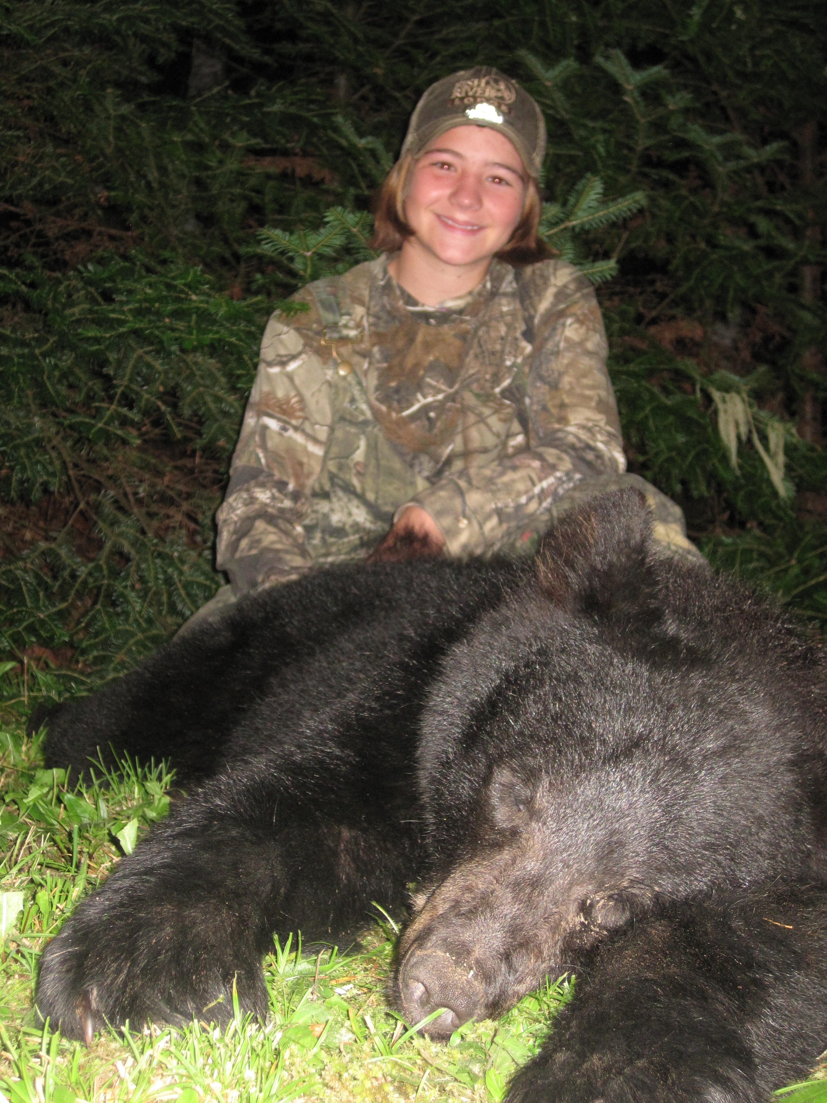 Hannah's black bear.