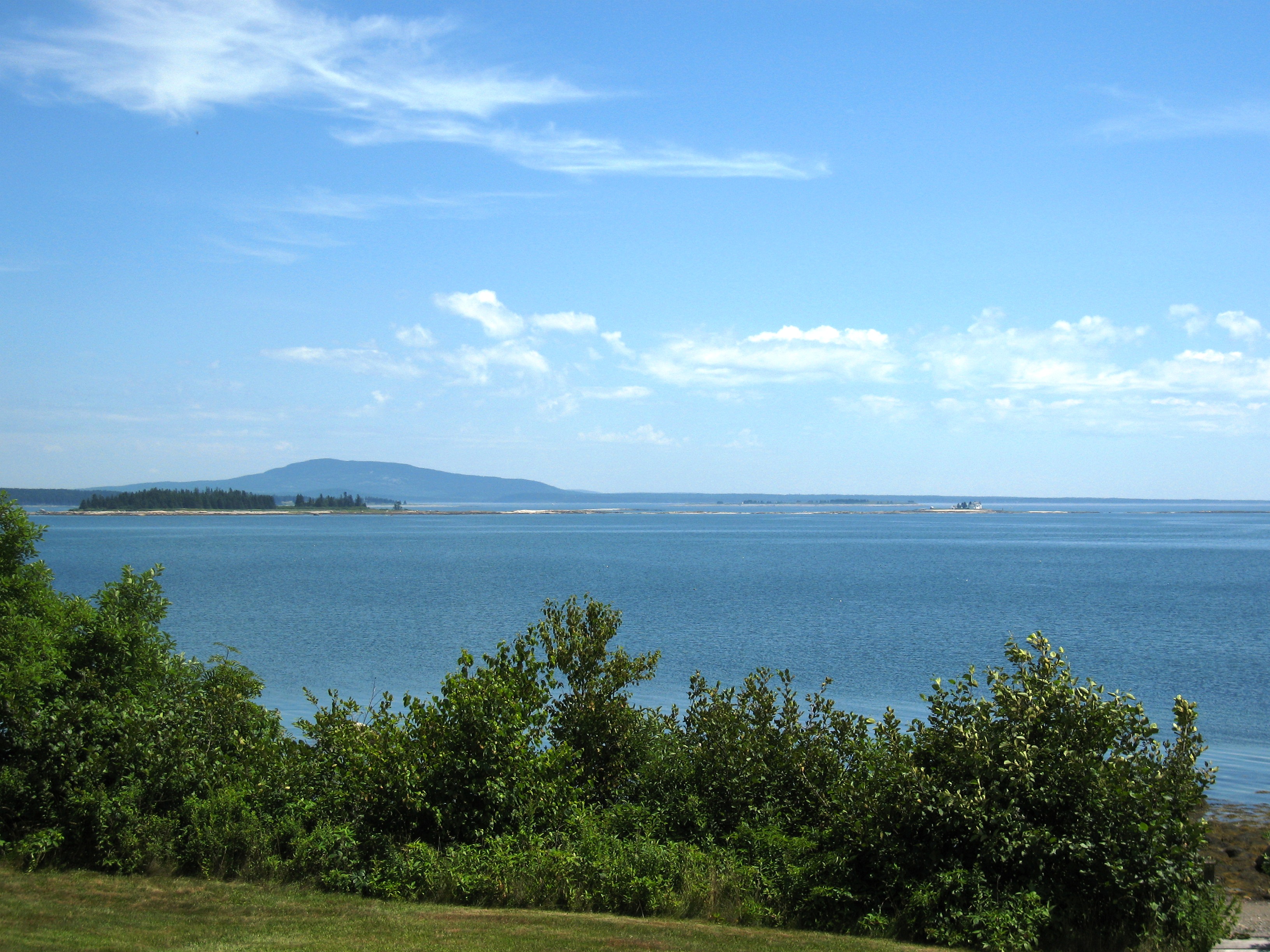 view of the bay looking east