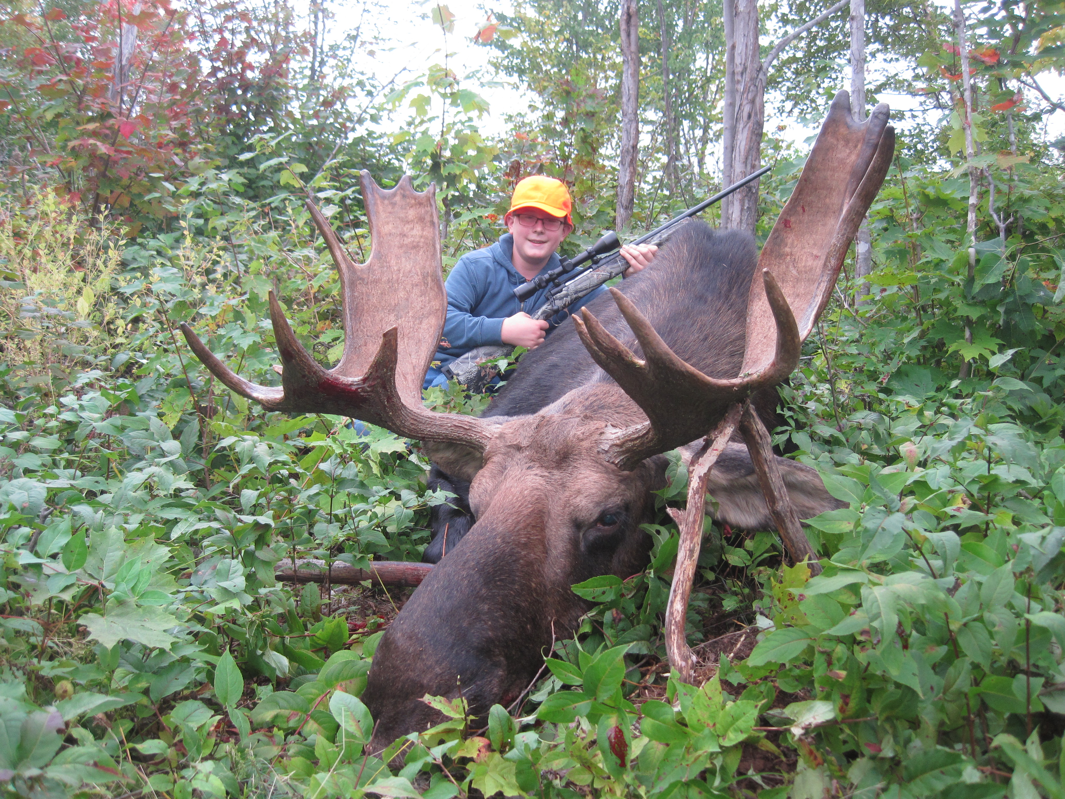Caleb's first North American big game hunt!