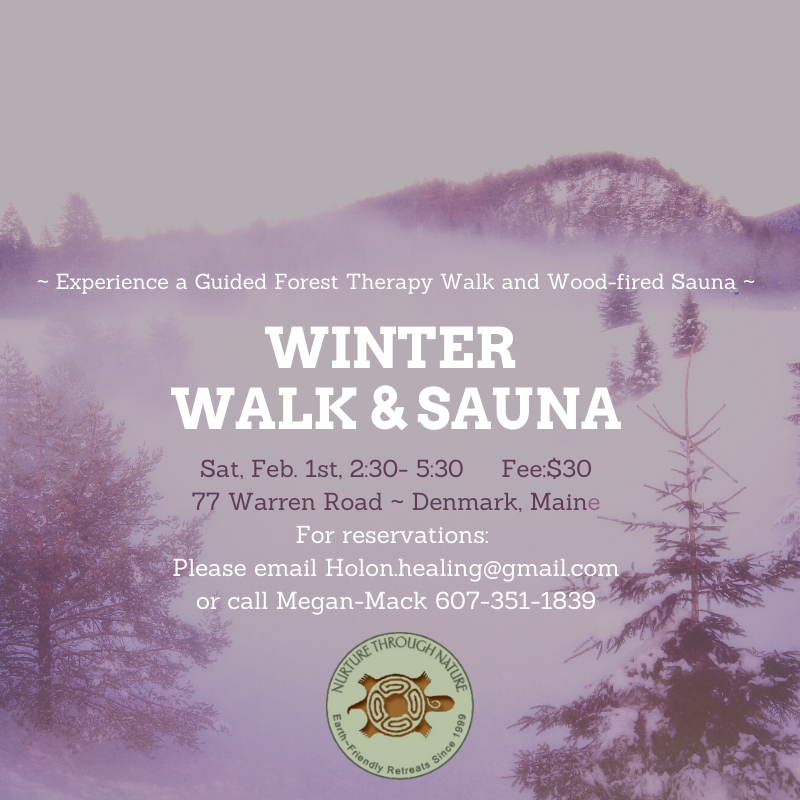 Winter Walk & Sauna~Forest Therapy Walk