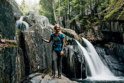 One of the many falls you'll see hiking Gulf Hagas