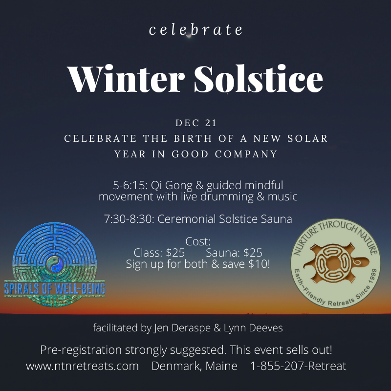 Winter Solstice Celebration ~ Live drumming & Music with Movement Meditation thru Qi Gong