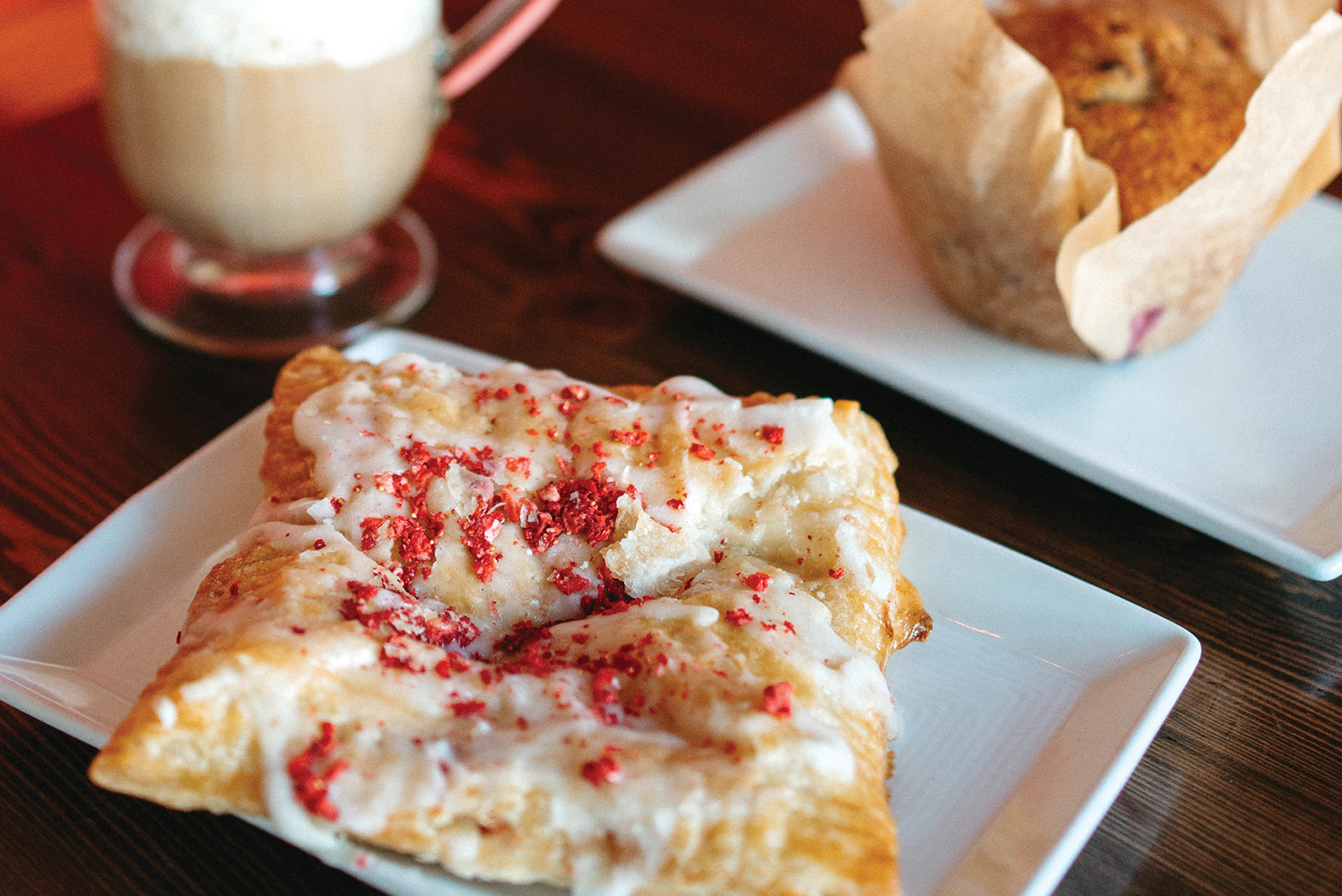 Fresh baked pastries and hot coffee, Breakfast On the Go!