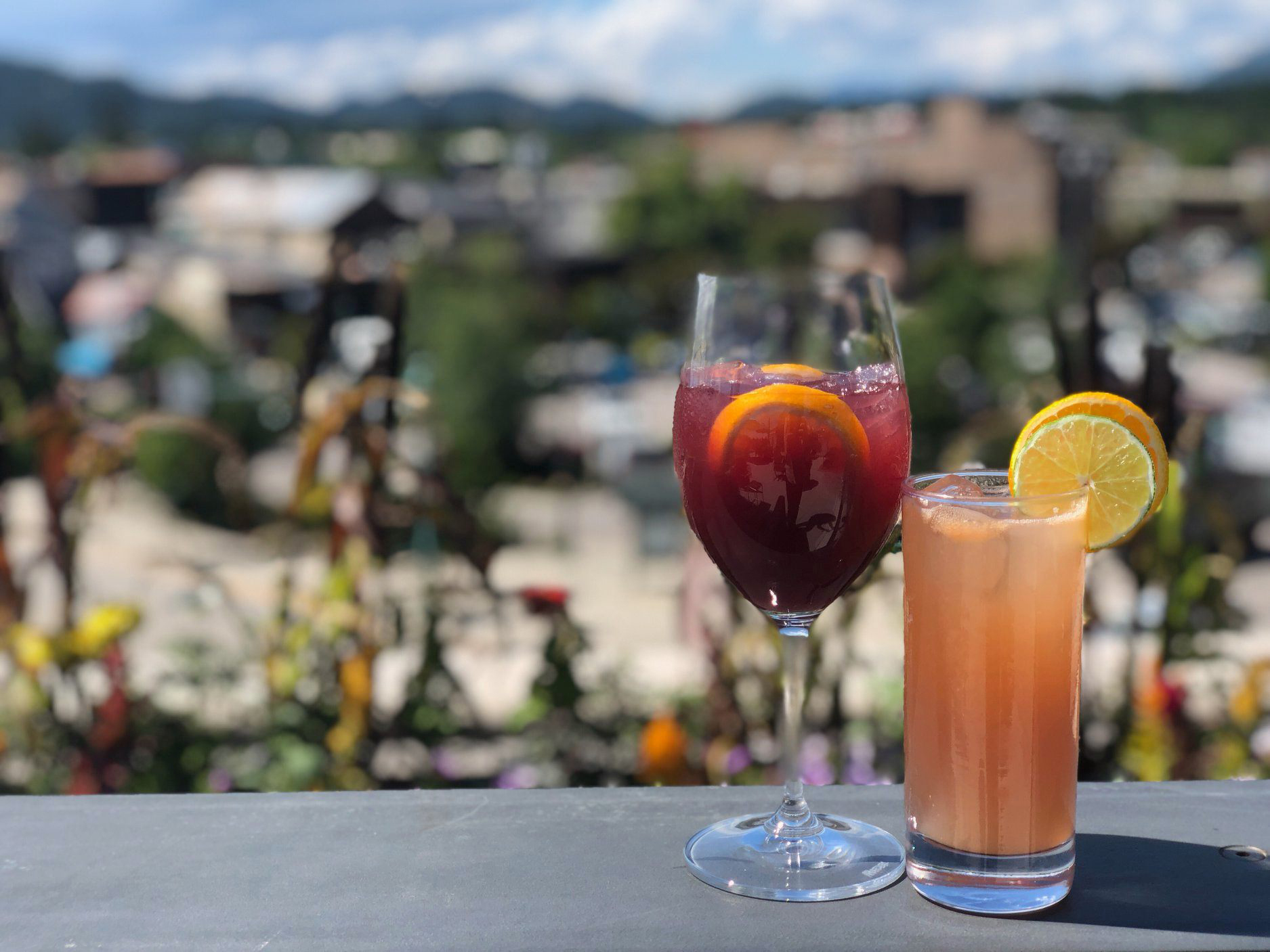 Enjoy a refreshing cocktail while to take in the views of Whitefish on our Rooftop Patio. – Rikki W.