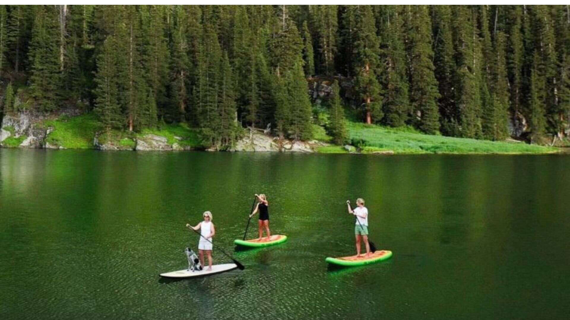 Alpine Lake Paddle Board Tour image