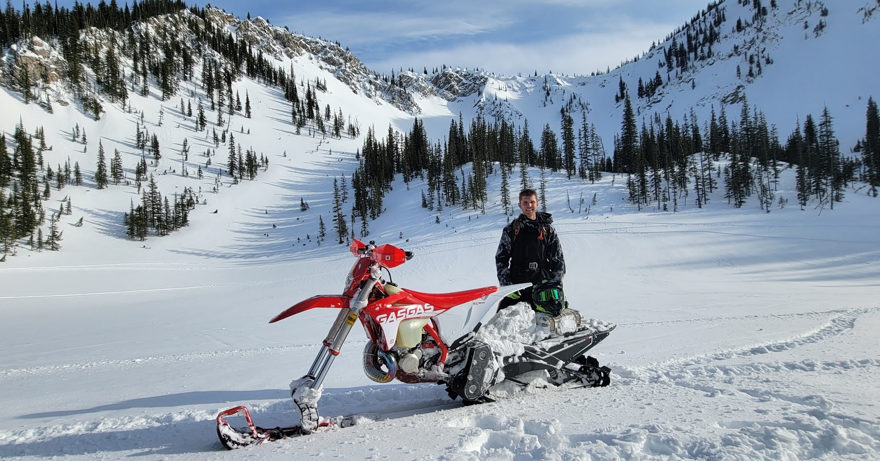 Snowbike Tour Near Glacier Park image