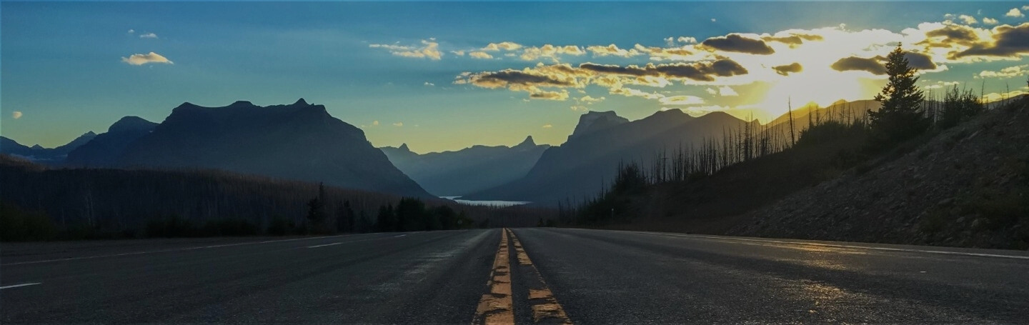 View of the St. Mary Valley from Hwy 89