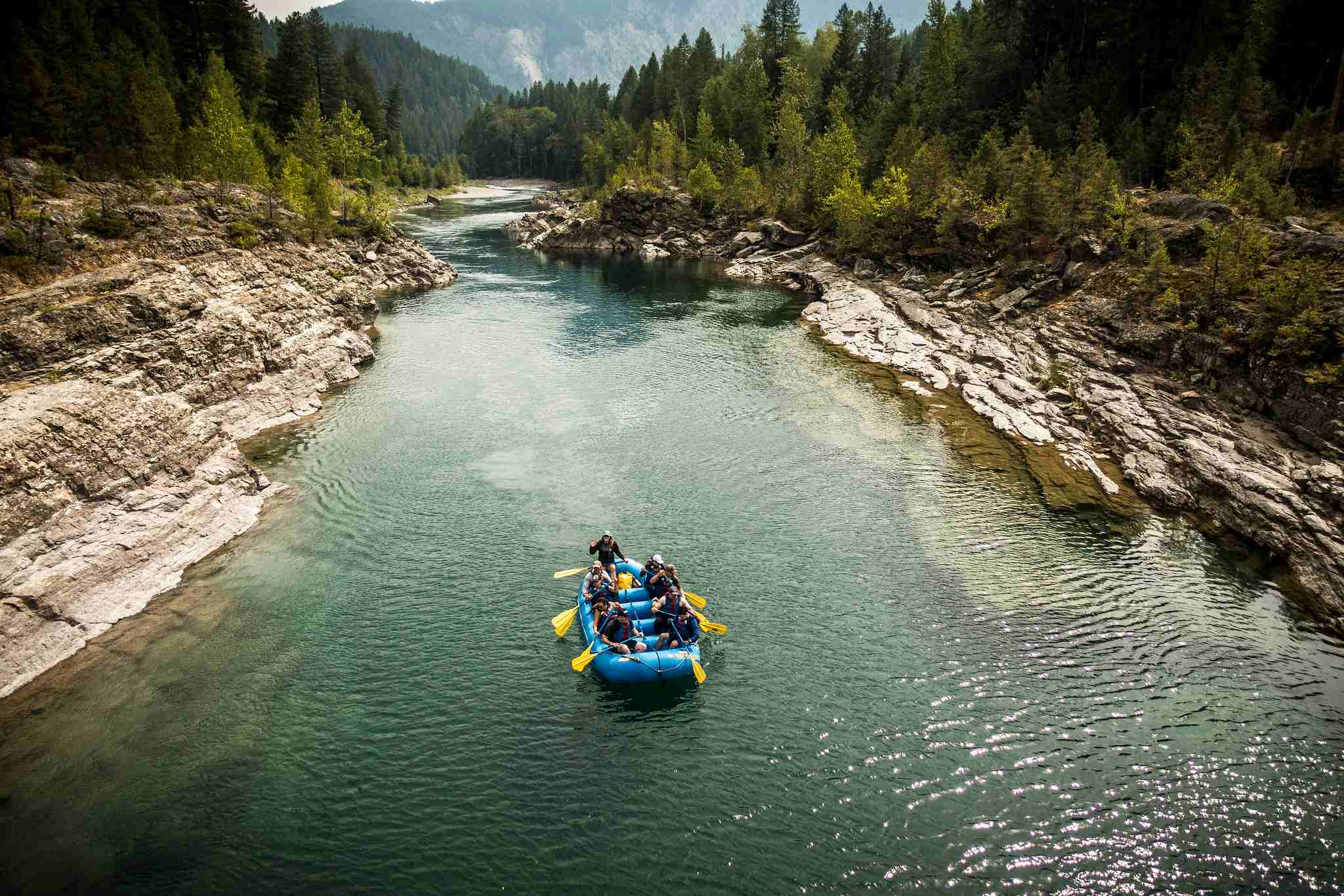 rafters on the middle fork