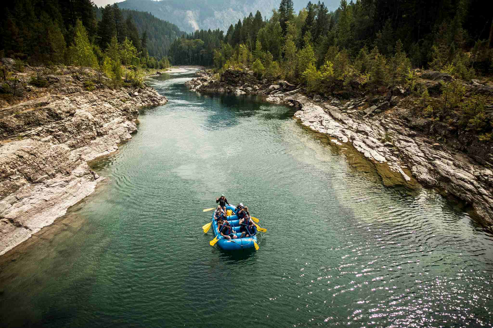 Glacier Scenic Float On The Middle Fork River image