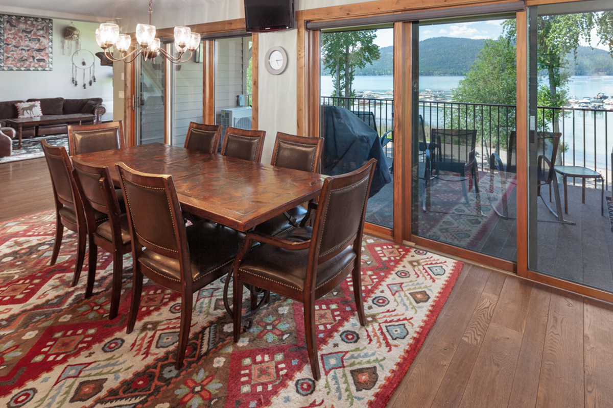 The Dining area in the Big Sky Suite is situated between two spacious Great Rooms. – Lindsay Goudreau