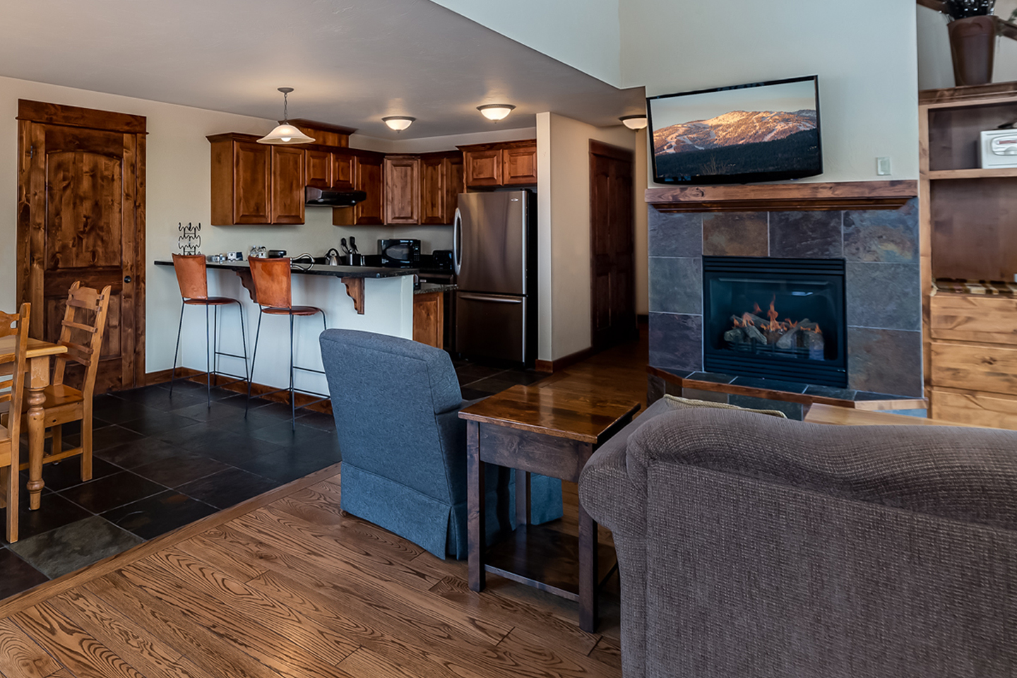 Enjoy all of the comforts of home in our Lakefront Loft Suite. – Michael Klippert