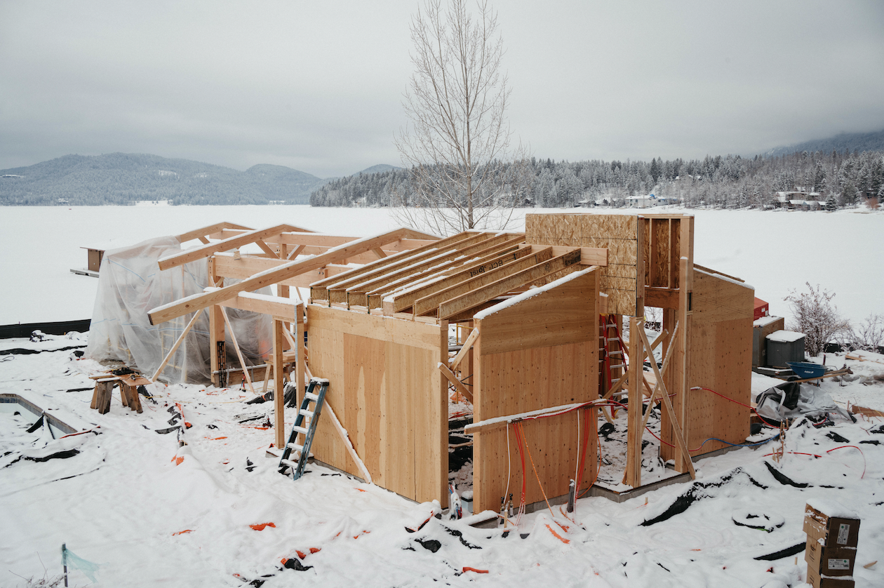 More framing, bar area extention, and walls!