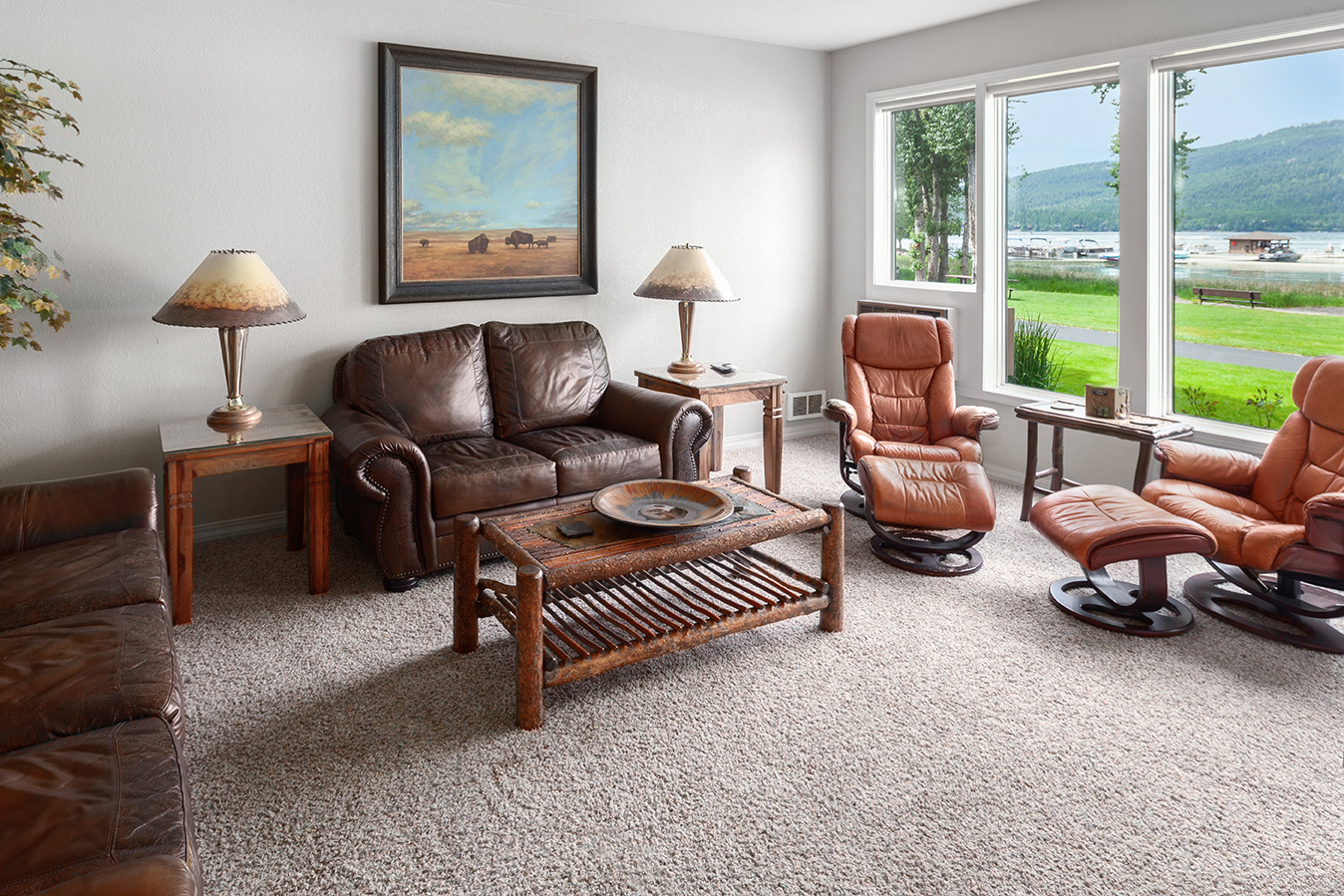 All Lodge condominiums have views of Whitefish Lake. – Lindsay Goudreau
