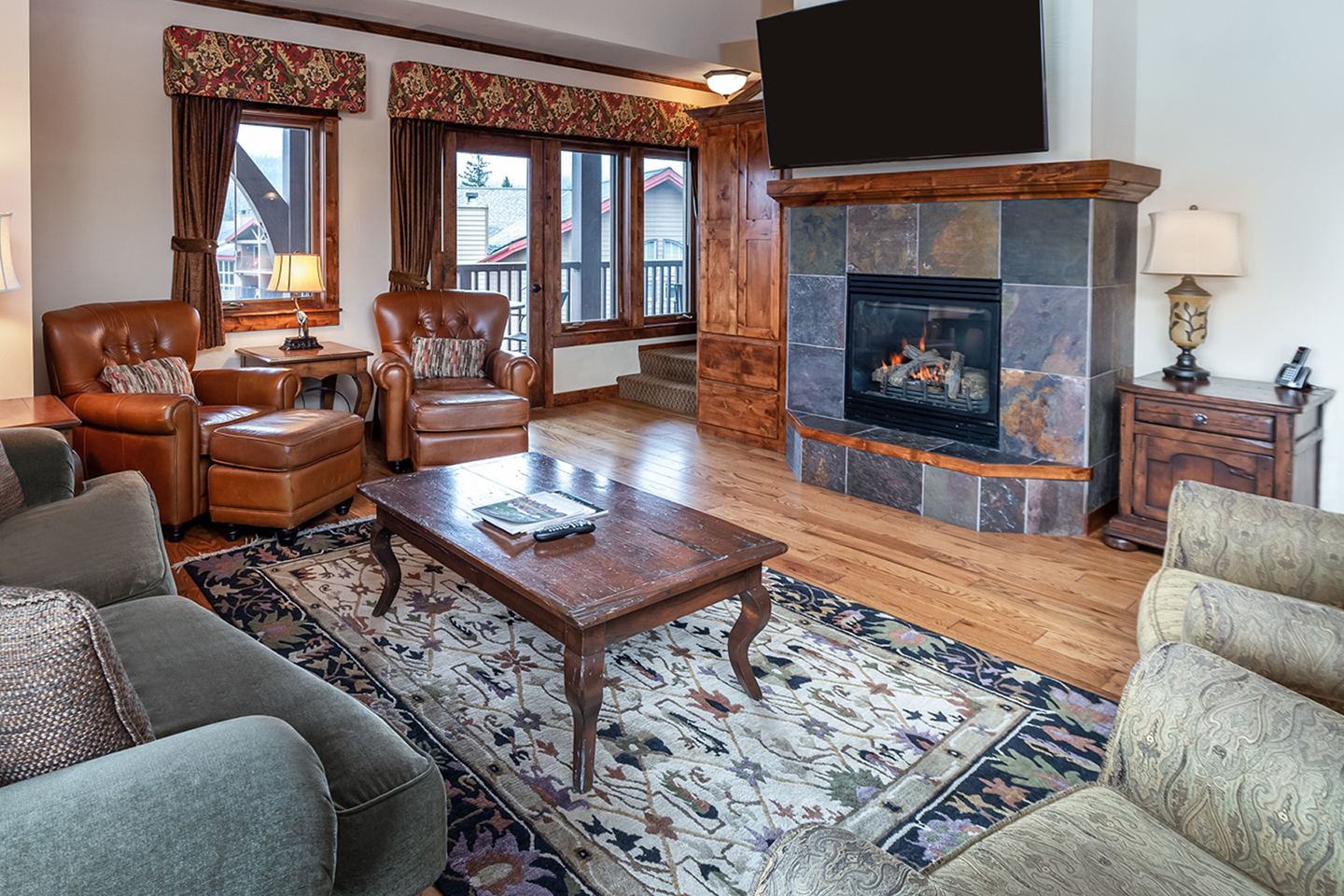This premier lakefront suite offers incredible views of Whitefish Lake. – Michael Klippert