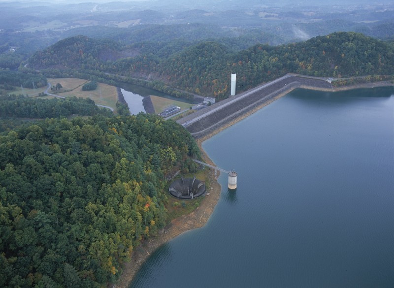 TVA South Holston Dam and Reservoir Tennessee River Valley