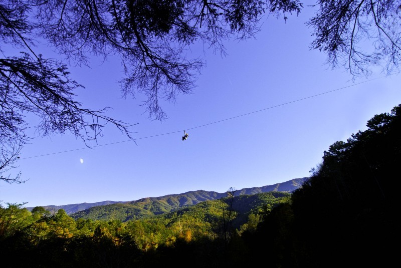 CLIMB Works Zipline Tennessee River Valley
