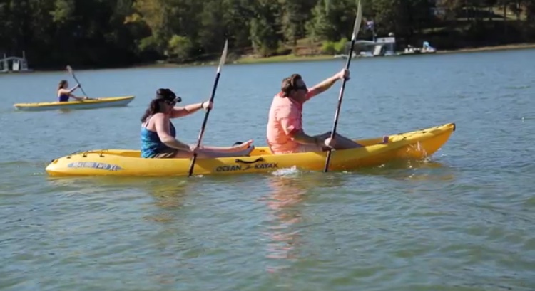 Kayaking Near Murray, Kentucky Tennessee River Valley