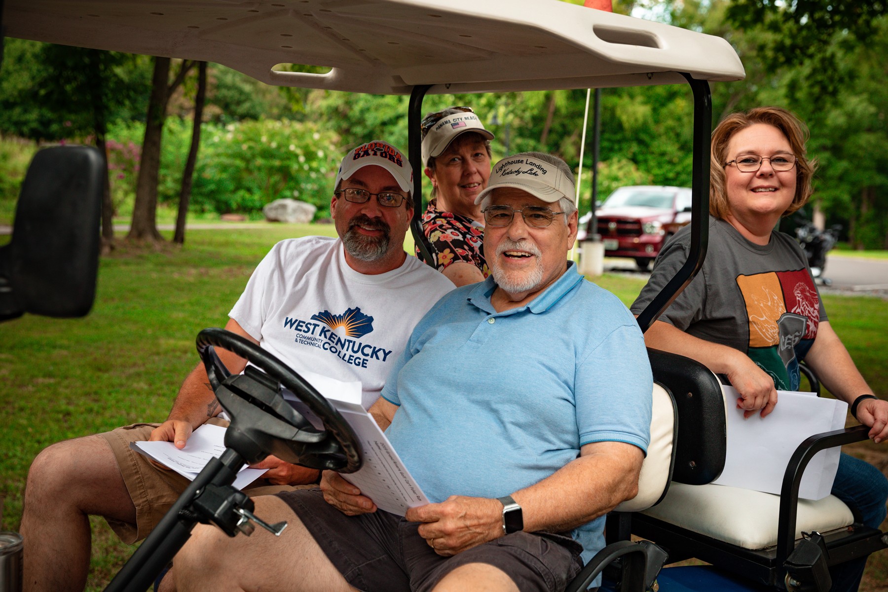 Grand Rivers Golf Cart Poker Run Tennessee River Valley