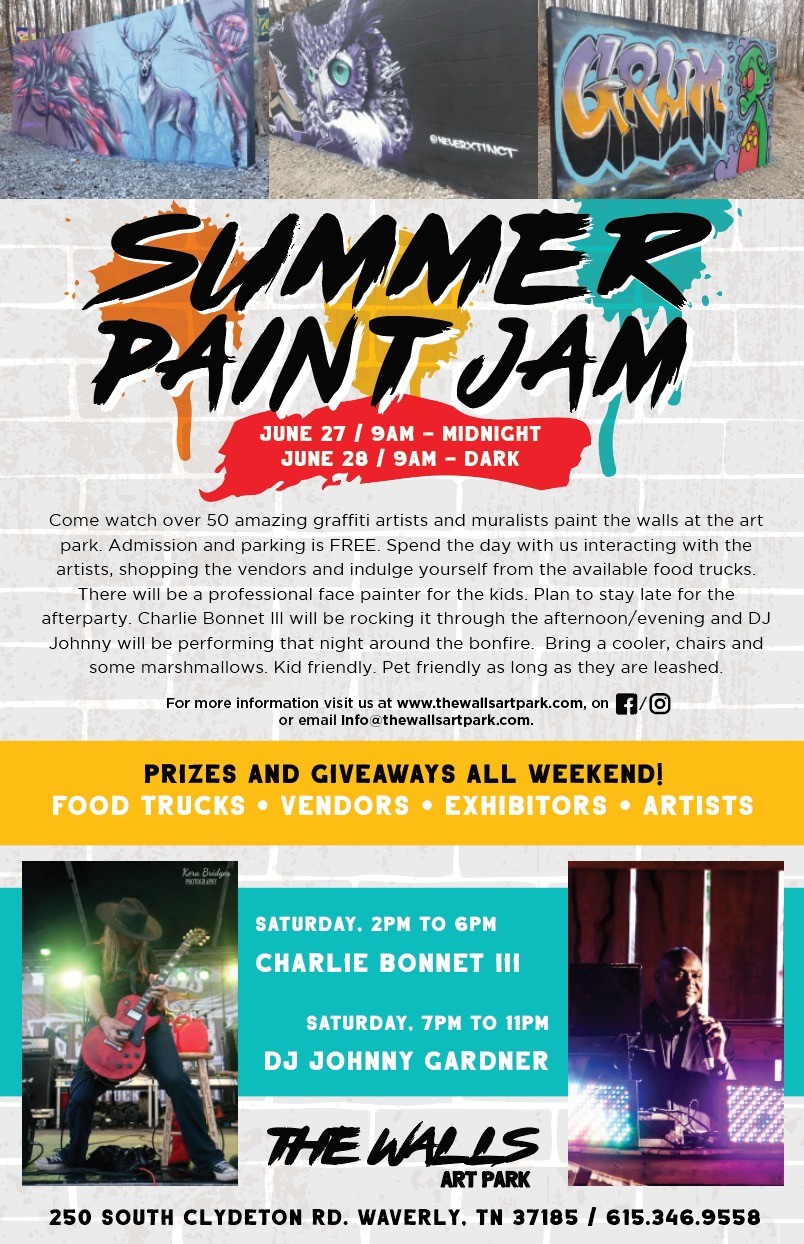 Summer Paint Jam Tennessee River Valley