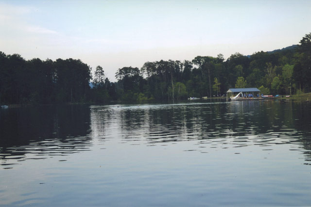 Straight Creek Boat Dock Tennessee River Valley