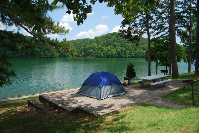 Melton Hill Dam Campground Tennessee River Valley