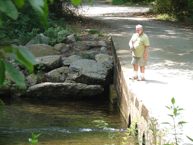 Fishing on Citico Creek Tennessee River Valley