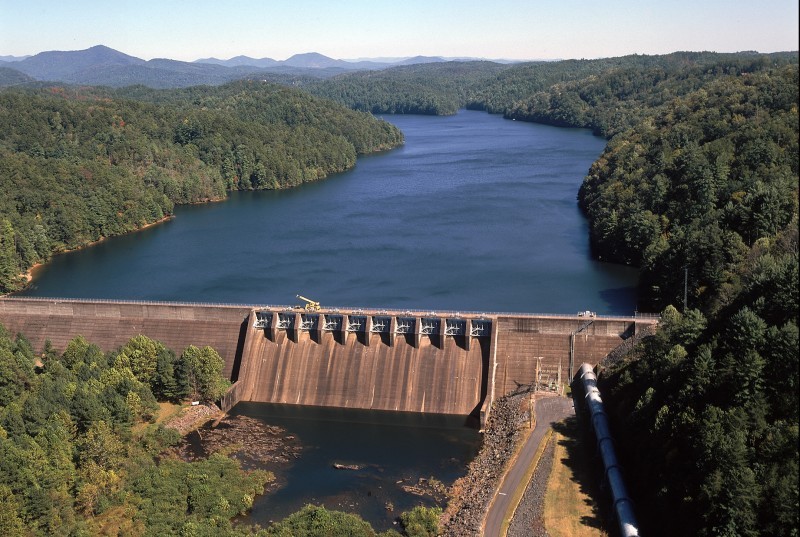 TVA Apalachia Dam and Reservoir Tennessee River Valley
