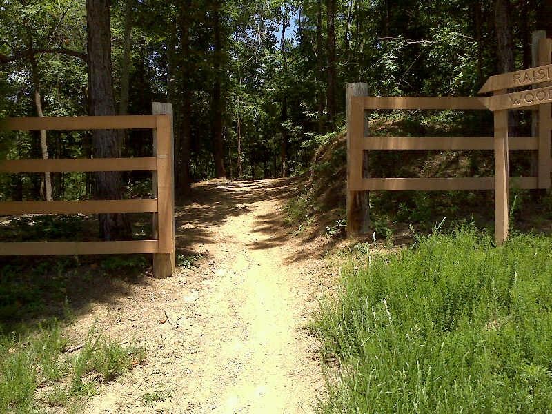 Raisin Woods Mountain Bike Trail Tennessee River Valley