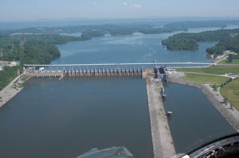TVA Watts Bar Dam and Reservoir Tennessee River Valley