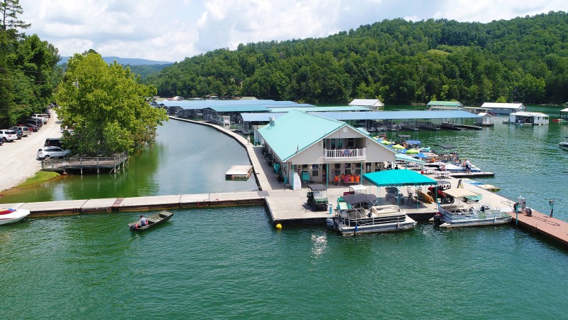 Flat Hollow Marina on Norris Lake Tennessee River Valley