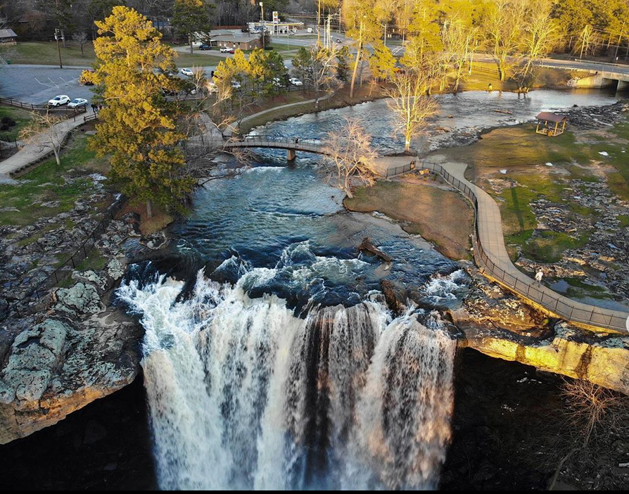 Noccalula Falls Trail Map Noccalula Falls Park Tennessee River Valley