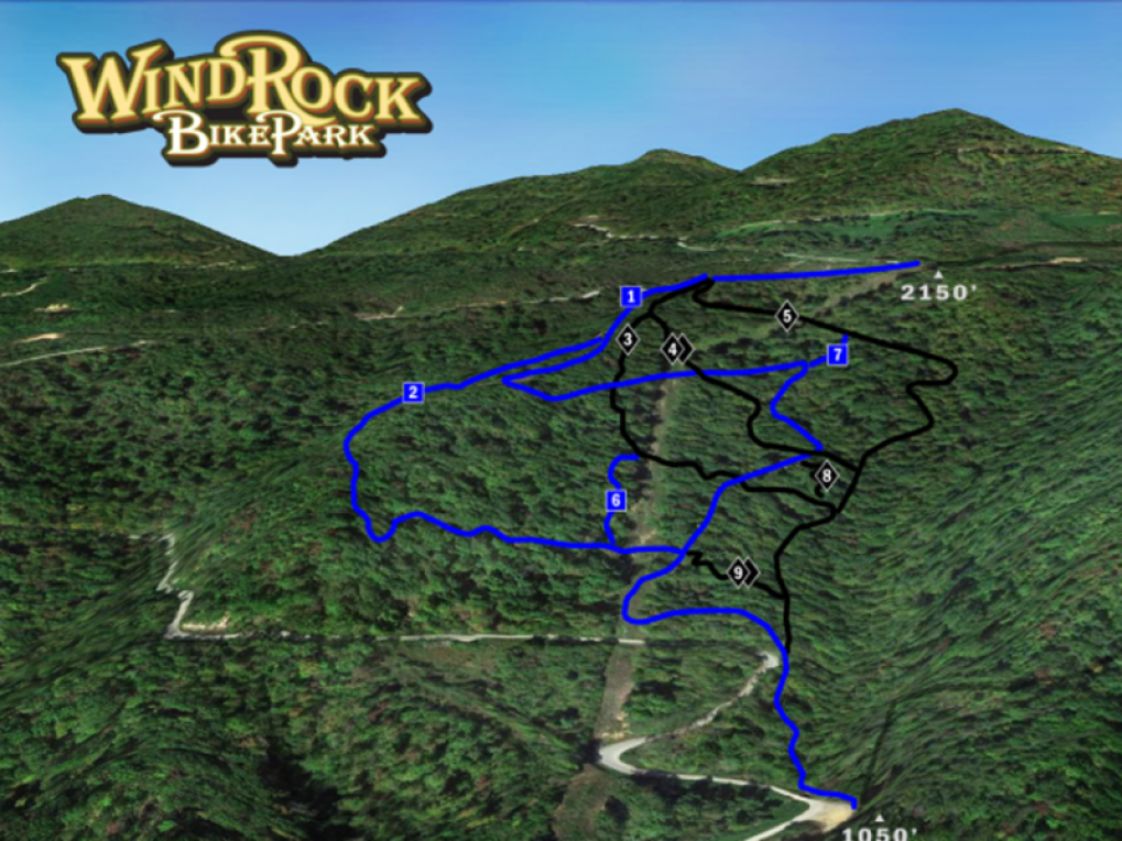 Windrock Park Trail Map Pdf - World Map
